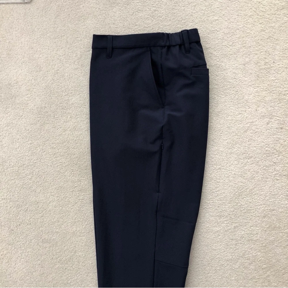 Men's Casual Pants In Navy Blue - Picture 2 of 9
